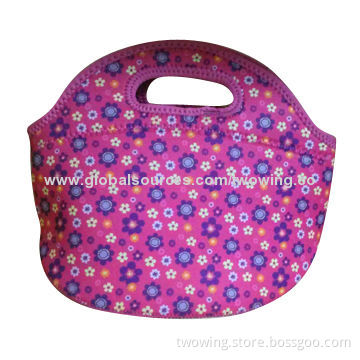 Lunch bag, neoprene fabric, with full printing